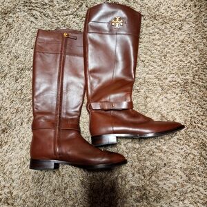 Tory Burch Leather riding boots